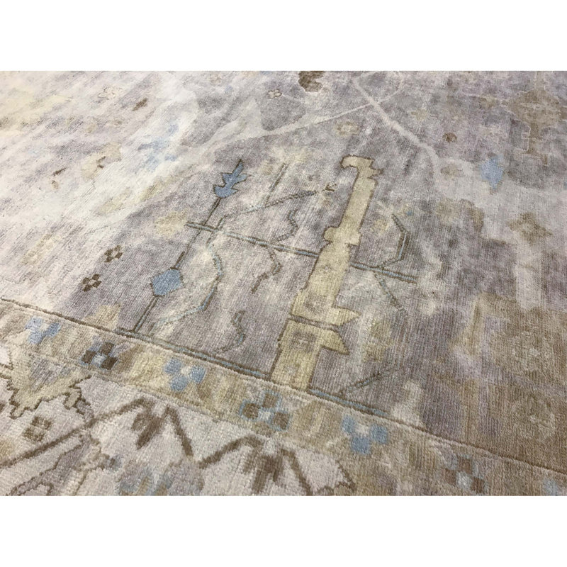 Wool Oriental Area Rug, Rectangle 9' x 12'