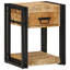 40cm W Iron Bedside Table