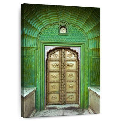 Porte indienne ornée