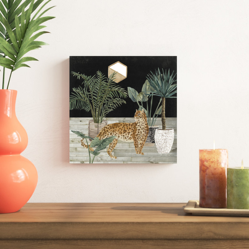 Jungle Home IV - Wrapped Canvas Print, 12" H x 12" W x 1.25" D