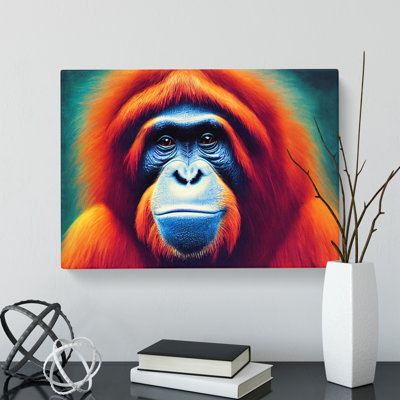 Enchanting Orangutan - Wrapped Canvas
