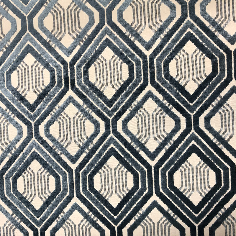 Cut Velvet | Stefano Fabric_STEFANO, Gray