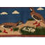 Tapis traditionnel à motif d'animaux 2x3