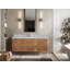 Meuble-lavabo simple 60 po avec comptoir en quartz 60 po