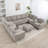 U Shaped Modular Sectional Sofa-2088105840
