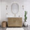 Spring 47.2 " W Freestanding Standard Free Standing 1 Single Vanity Bathroom Vanity With Acrylic Top