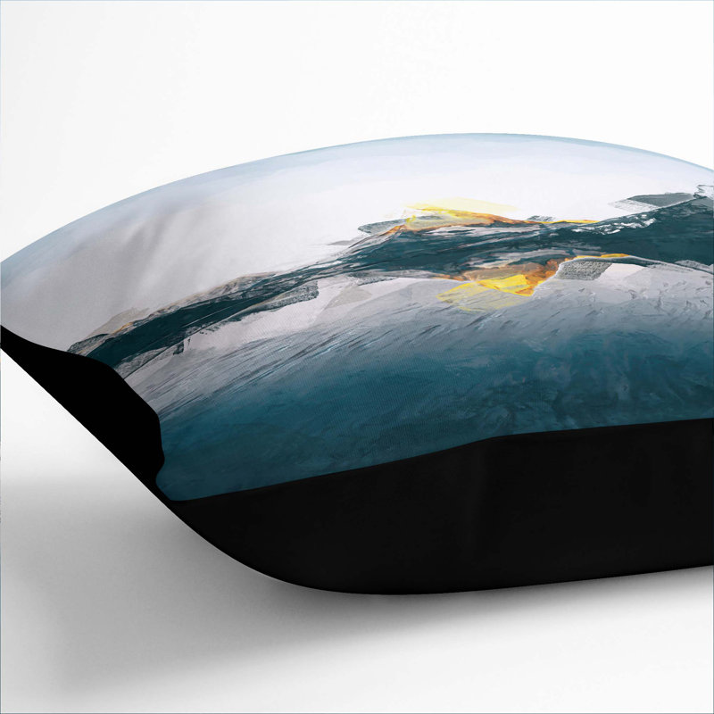Square Cushion, 55cm H x 55cm W x 20cm D, Black