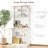 Freestanding Cabinet, Kitchen Pantry Storage Cabinet With Glass Doors And Adjustable Shelves For Dining Room-604081413