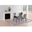 Nicky Stone Top Metal Base Dining Table-97745303