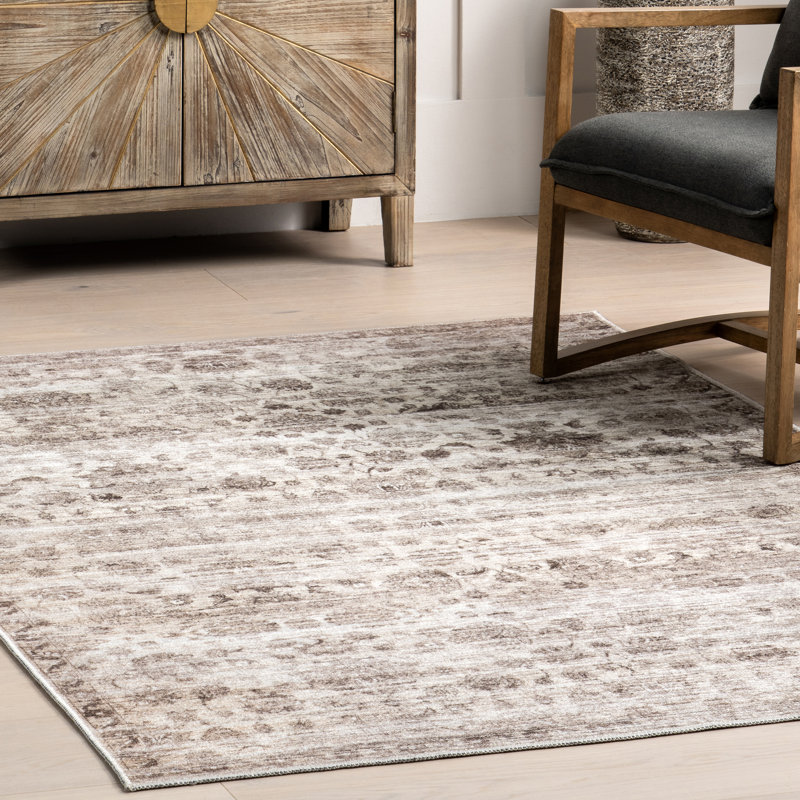 Tapis lavable à la machine Aitana SpinClean, Rectangle 4 pi x 6 pi
