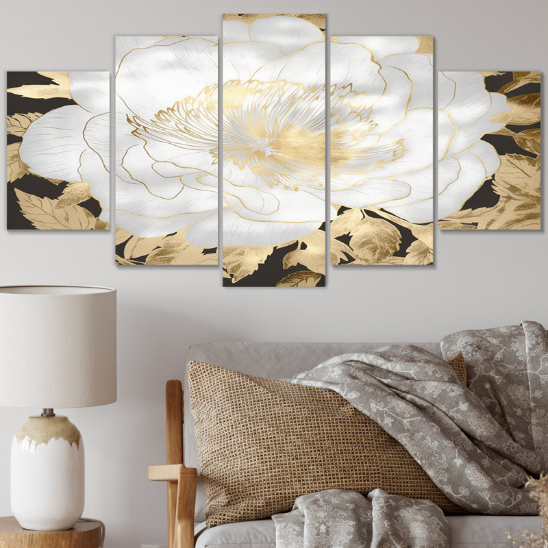 Reproduction d'art sur toile rose exquise - Glam IV