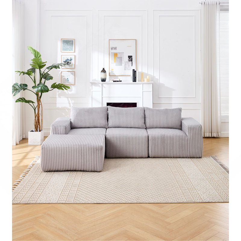 Modern Minimalist Modular Sectional Sofa