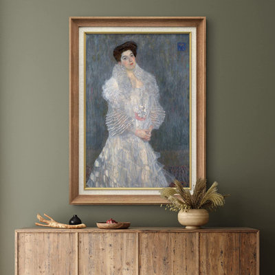 " Portrait Of Hermine Gallia " by Gustav Klimt