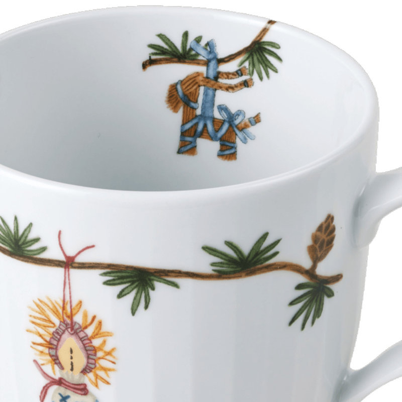 Tasse de Noël Hammershoi 2024 11,2 oz blanc déco