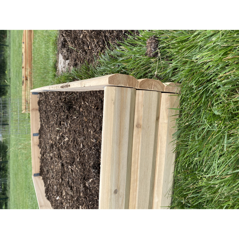 Hallmar Handmade Wood Raised Garden Bed
