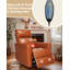 Fauteuil inclinable électrique pivotant avec massage et chaleur, fauteuil de chambre de bébé inclinable avec USB, similicuir-291730917