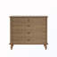 Commode 4 tiroirs en bois avec poignées en métal-214385232