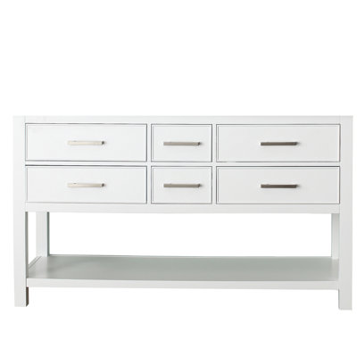 Brooks 60'' W Double Bathroom Vanity Base