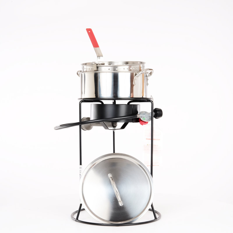 Ensemble de friteuse pour pêche à cuiseur d’extérieur