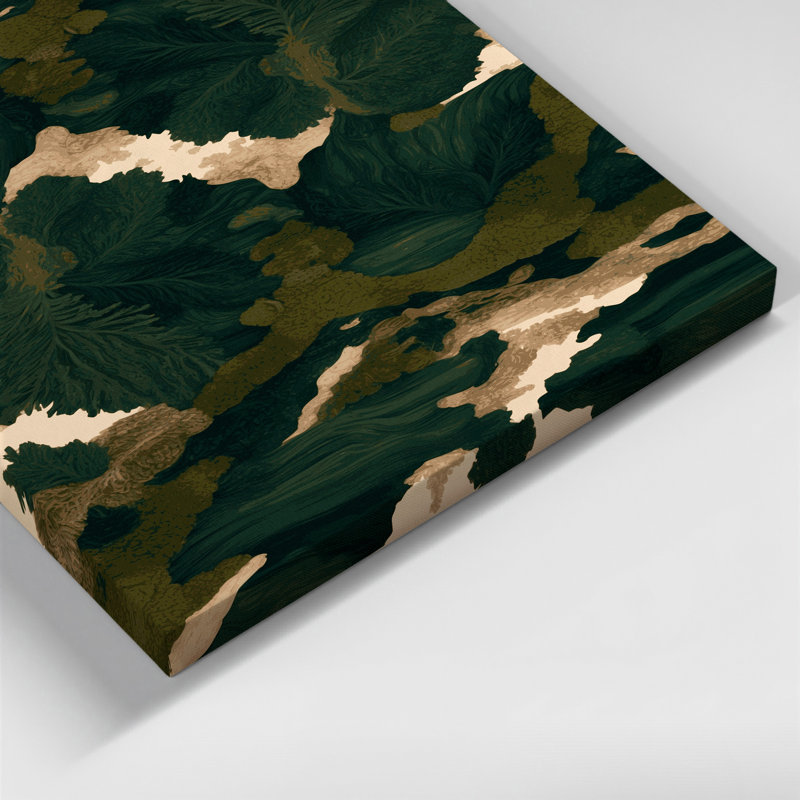 «Abstract Landscape 54 Green», art mural sur toile, H 30 po x l 20 po