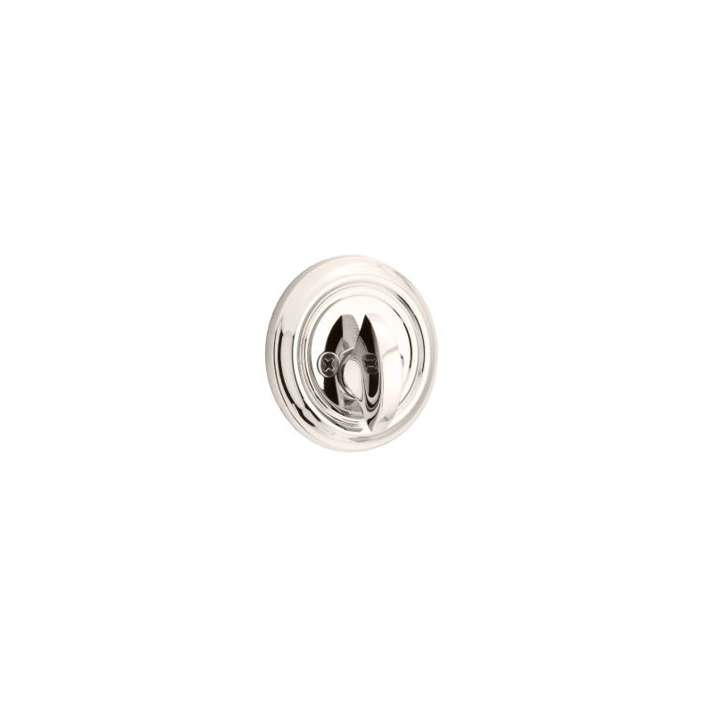 Regular Single Sided Deadbolt Polished Nickel Lifetime Finish, Polished Nickel