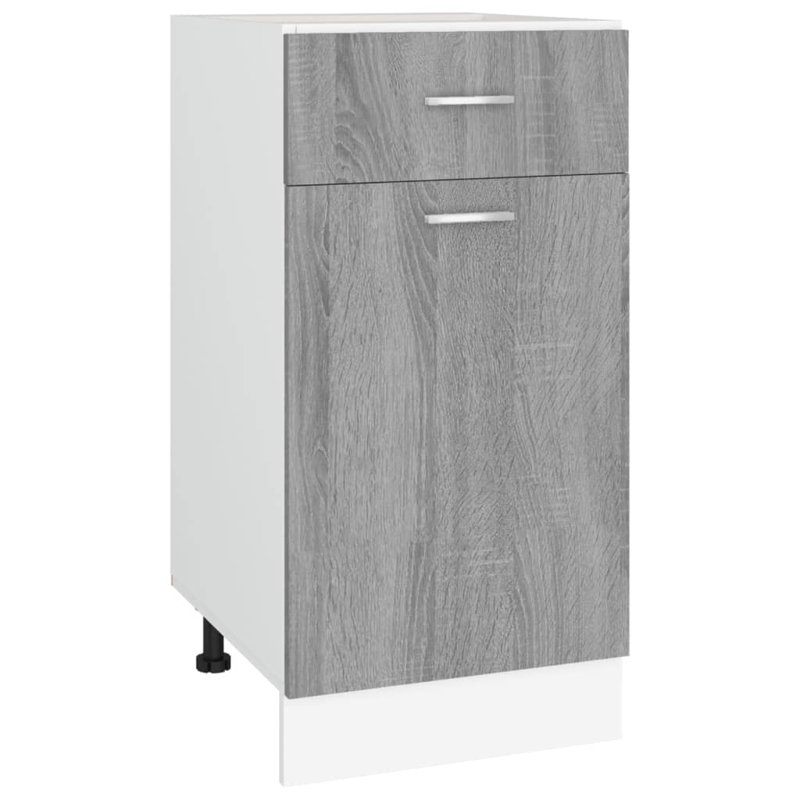 Lyon Drawer Bottom Cabinet Lyon, Grey Sonoma