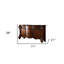  Commode 71 po à cinq tiroirs en bois massif