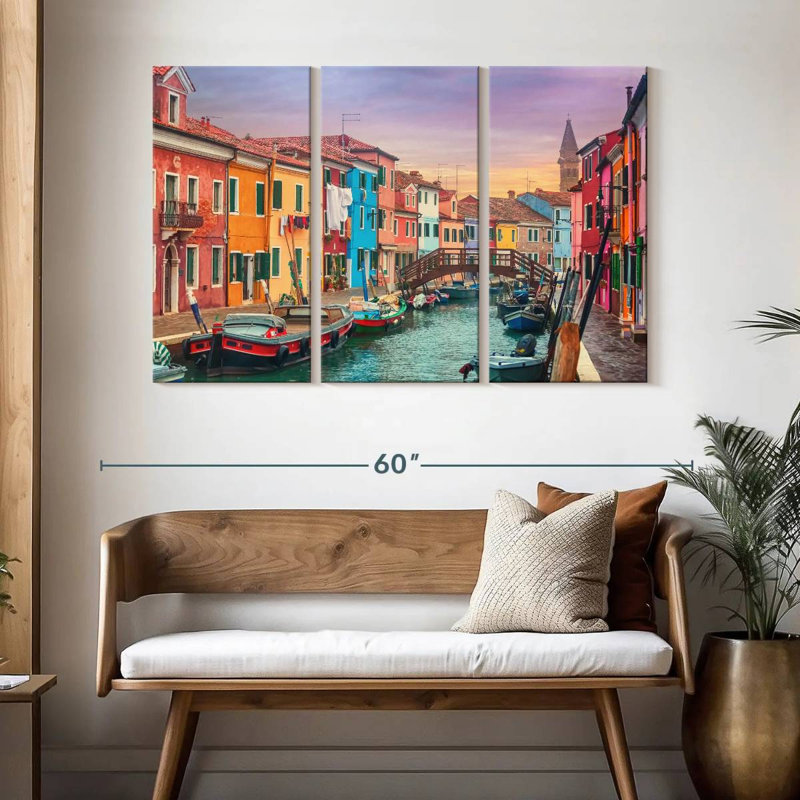 Rorry Dusk In Burano, 32" H x 50" W