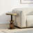 Kenway 18" Round Aluminum Sidetable, Antique Brass