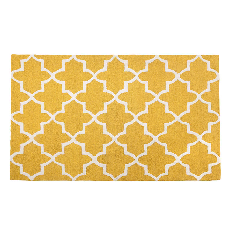 Geometric Hand Woven Area Rug, Rectangle 140 x 200cm