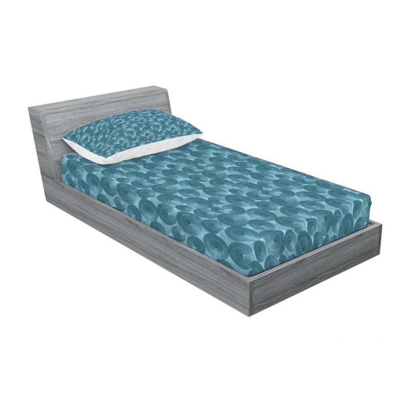 Ensemble de draps imbriqués, Ensemble de draps pour lit simple avec drap-housse