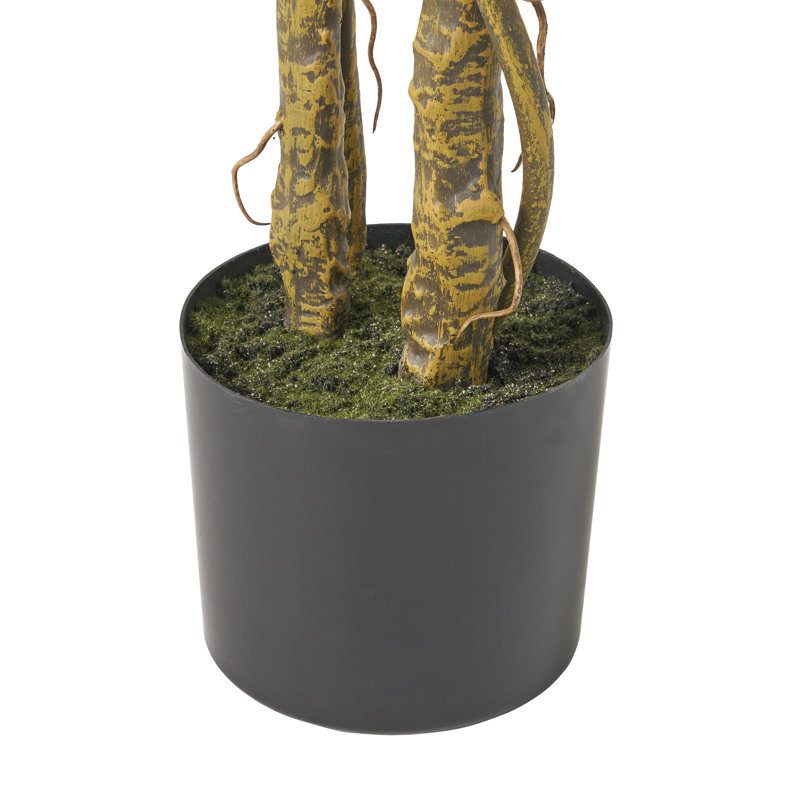 Fleeman Faux Monstera Tree in Pot, 48" H x 30" W x 30" D