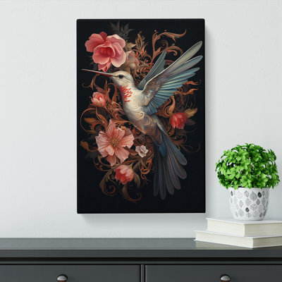 Hummingbird Baroque - Wrapped Canvas