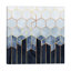 « doux blue hexagones » par elisabeth fredriksson-print-49715556-49715557