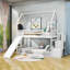 Lit superposé simple au-dessus de simple avec glissière et escalier Pendelton Kids-386001793