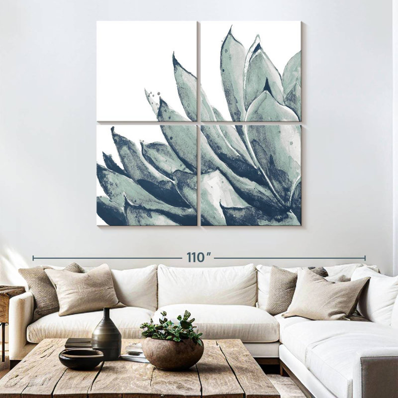 Agave bleu Harnek sur fond blanc I
