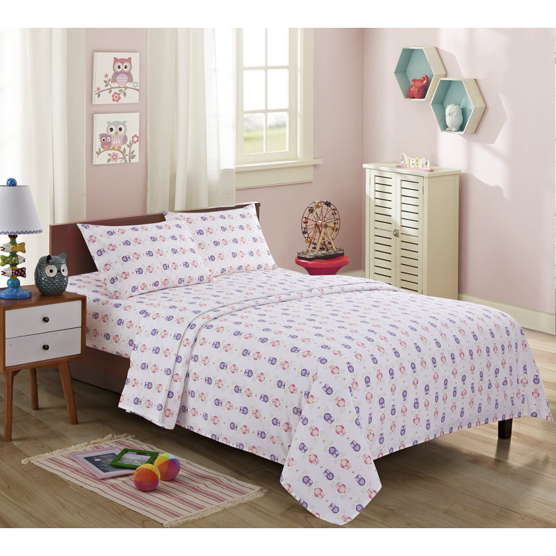 Ensemble de draps 100% coton 200 fils Raymon, Simple