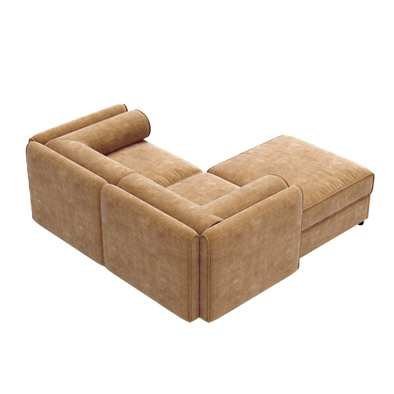 Élégant canapé 2 places en chenille avec siège de rangement repose-pieds, dossier cylindrique et accoudoirs, causeuse moderne en tissu avec espace de rangement caché