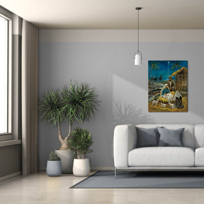 Art de toile "Nativité" par Silvia Vassileva
