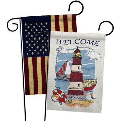 Klar Double Sided 13'' H x 13'' W Polyester Garden Flag