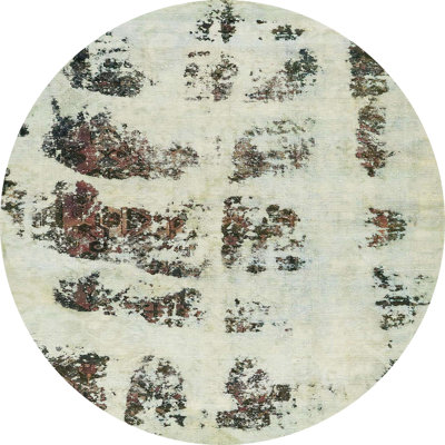 Tapis décoratif multicolore à motif abstrait
