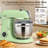 ZACME 7QT Stand Mixer Kitchen Standing Mixer with Stainless Steel Bowl,Tilt-Head Mixers Kitchen Electric Stand Mixer with Dough Hook, Mixing Beater, Whisk (green 7qt)-126493230