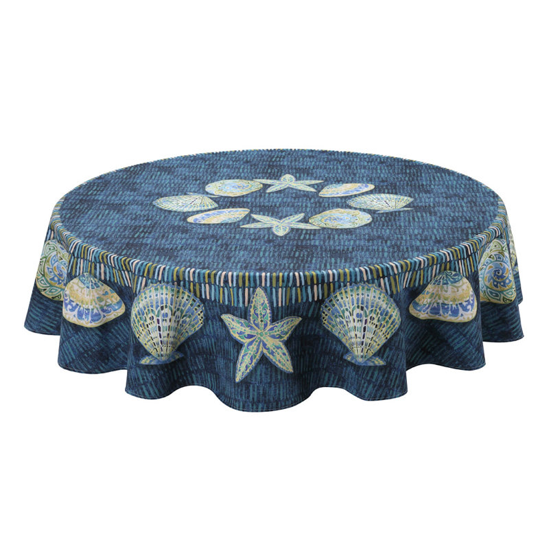 Nappe à motif de coquillages embellis