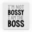 Keishawna «Boss», art textuel sur toile tendue-25327077