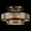 Plafonnier semi-encastré 24 po singapour moderne-63096070