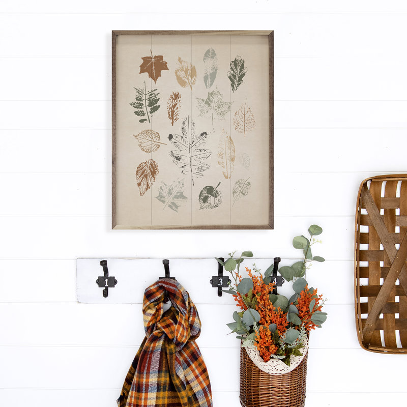 Assorted Leaves, 24" W x 30" H
