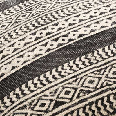 Zetta Geometric Cotton Throw Pillow
