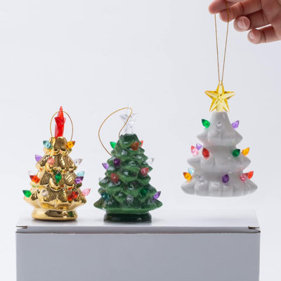 4.5'' Ceramic Food & Beverage Tree Topper