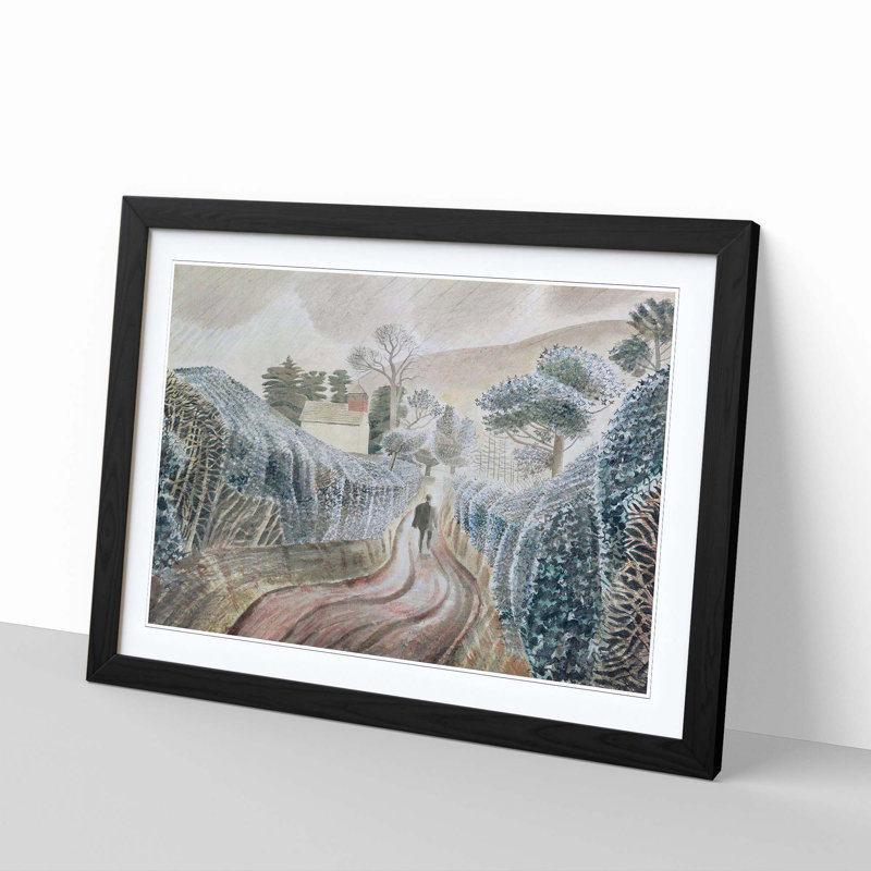 Eric Ravilious - Single Picture Frame Painting, Black