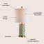 Lampe de table 20 "